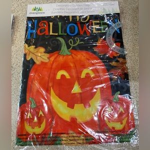 Evergreen Haunted Halloween Garden Flag NWT